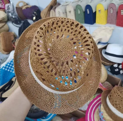 کلاه تابستانی توخالی کاغذی تنفسی