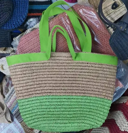 نوار پنبه ای دو دستگیره کیسه نی بزرگ