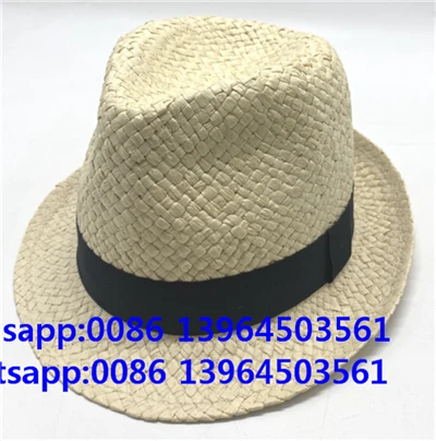 کلاه تابستانی کرم بافت کاغذی دست ساز