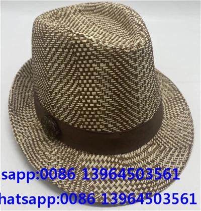 کلاه حصیری بوهو مردانه لبه کوتاه