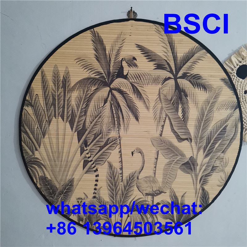 هنر دیوار حصیری طبیعی