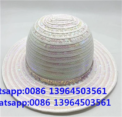 کلاه زنانه سفید Sequin Deco