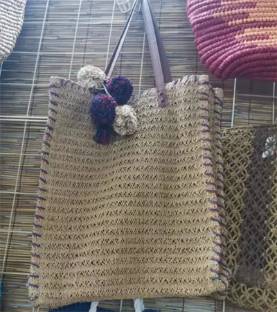 کیف قلاب بافی بانوی تابستانی