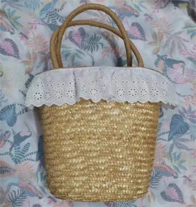 کیف دستی زنانه گندم طبیعی کوچک