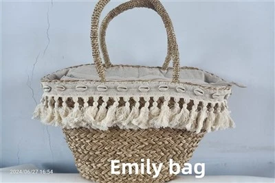 کیف های Raffia زنان طراحی شده