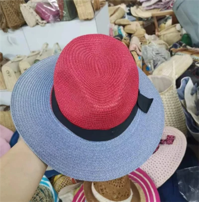 کلاه زنانه چند رنگ با نوار مشکی