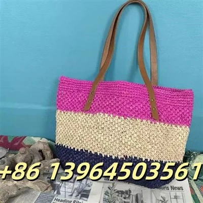 کیف های Tote Madagascar Raffia
