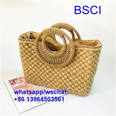 شانه کیف ساحلی بافته شده