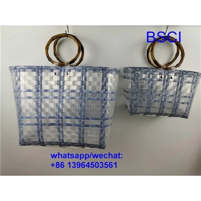 کیسه سبد پلاستیکی بافته شده
