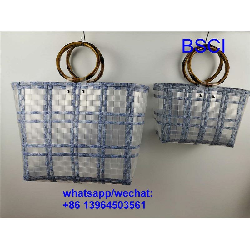 کیسه سبد پلاستیکی بافته شده